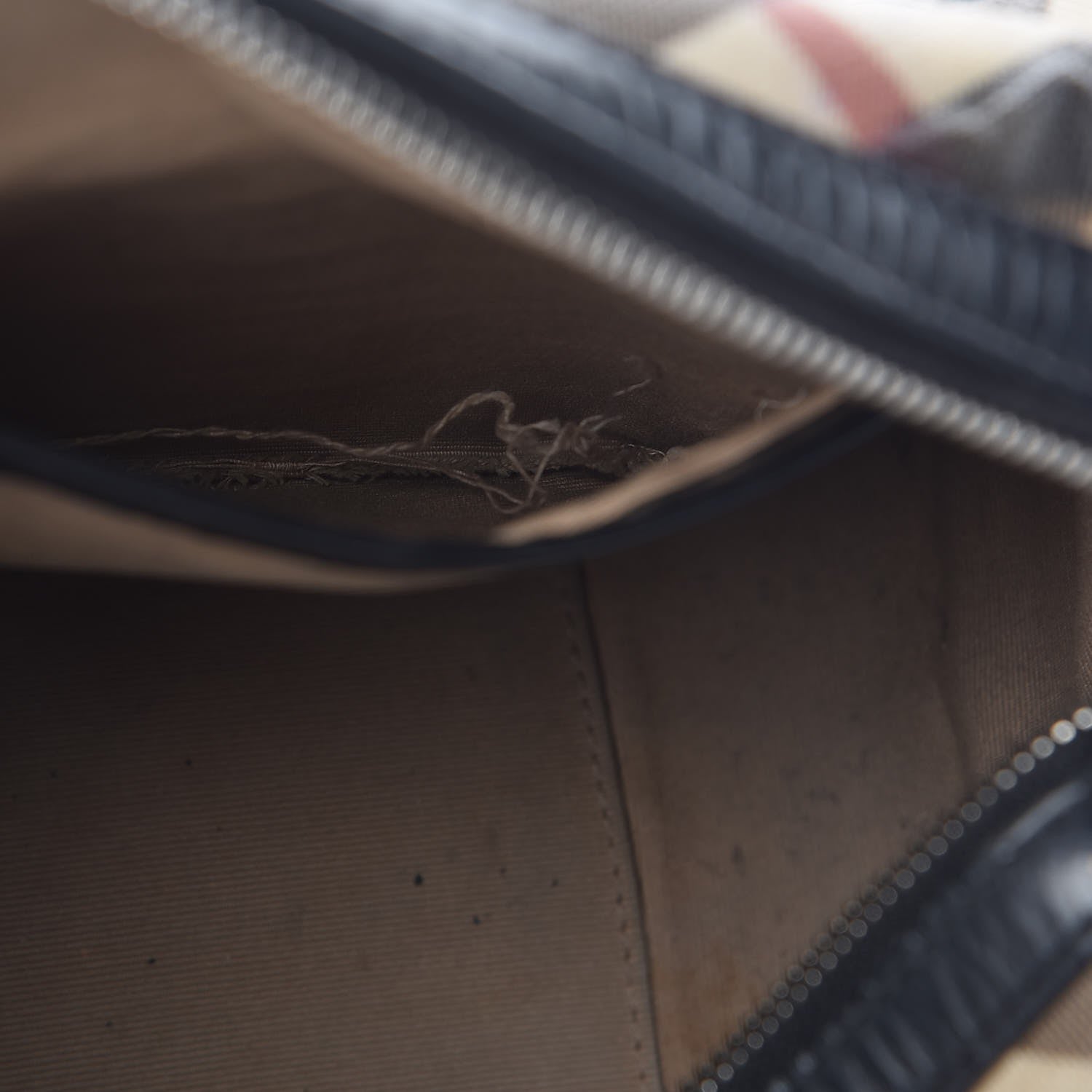 Burberry Supernova Check Patent Bowling Bag Black 8 of 22