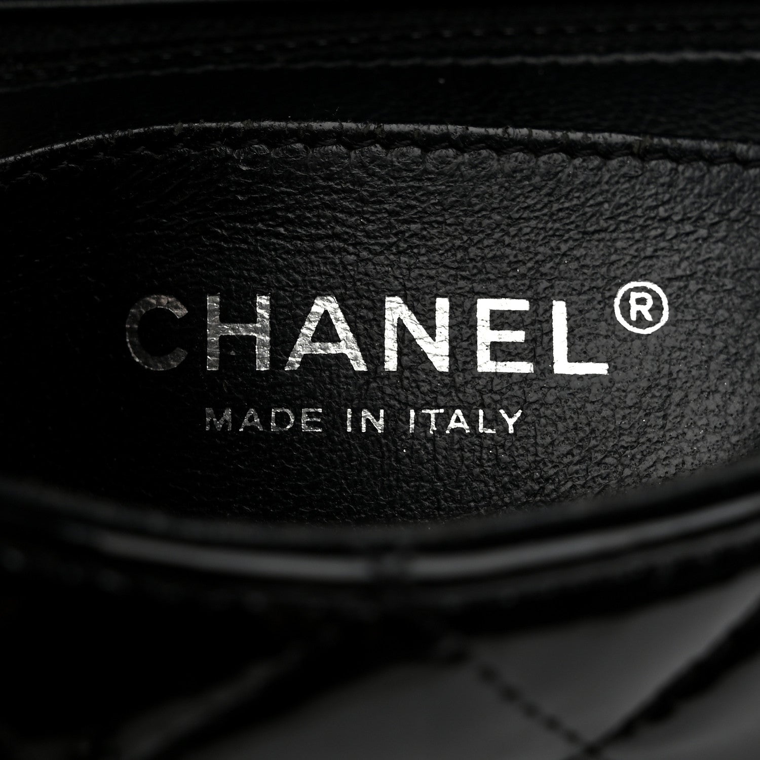 Chanel Patent Calfskin Quilted Mini Rectangular Flap Black 6 of 10