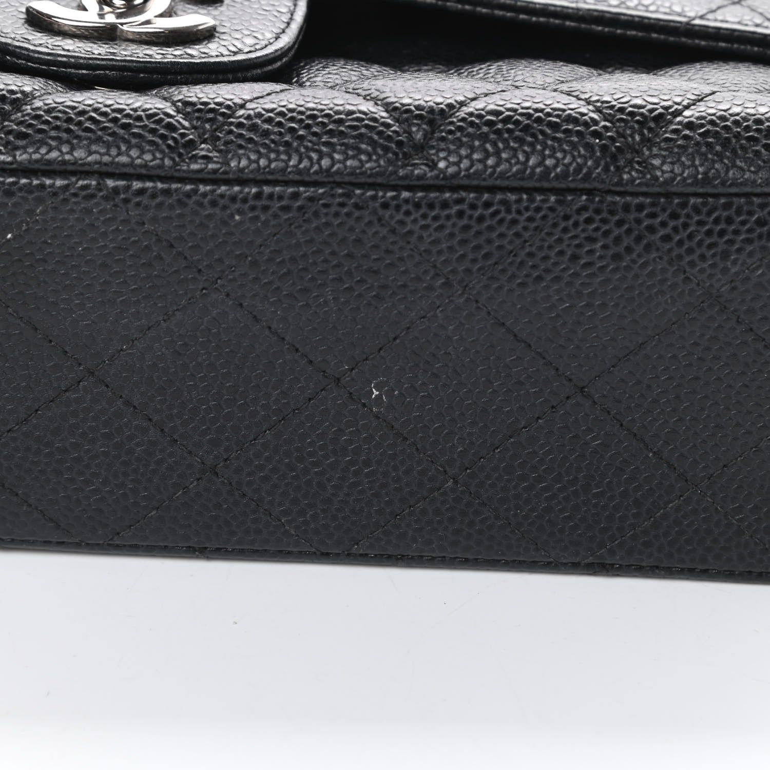 Chanel Caviar Quilted Medium Double Flap Black 15 of 19