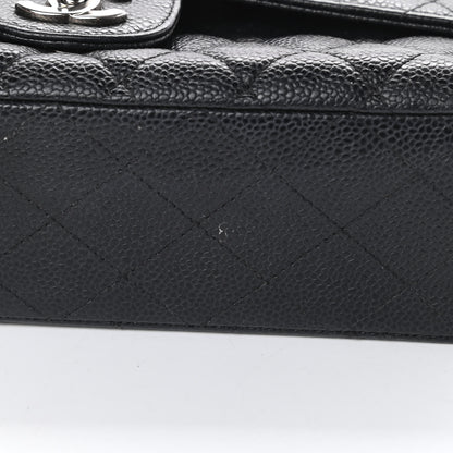 Chanel Caviar Quilted Medium Double Flap Black 15 of 19