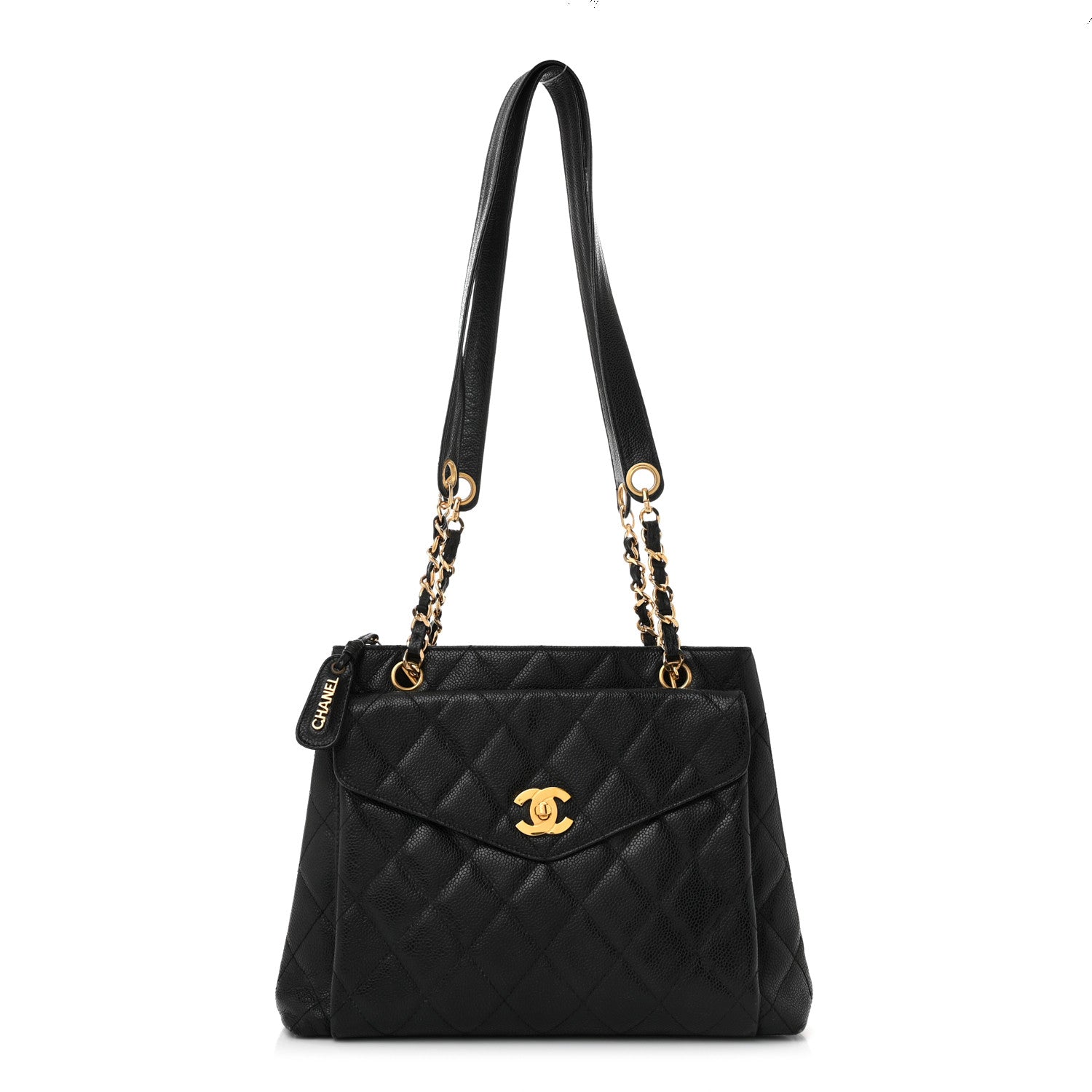 Chanel Caviar Quilted Flap Shoulder Bag Black 1 of 10