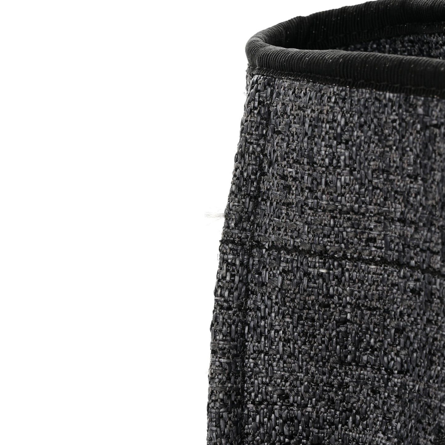 Lurex Boucle Small Deauville Tote Black