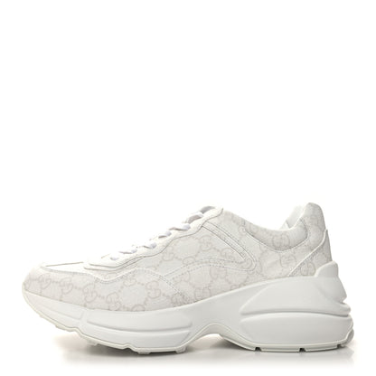 Gucci GG Supreme Monogram Womens Rhyton Sneakers 39 White 1 of 9