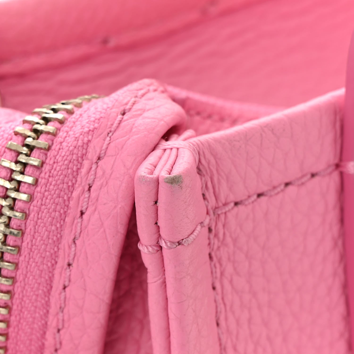 Marc Jacobs Grained Calfskin Mini The Tote Bag Petal Pink 11 of 11