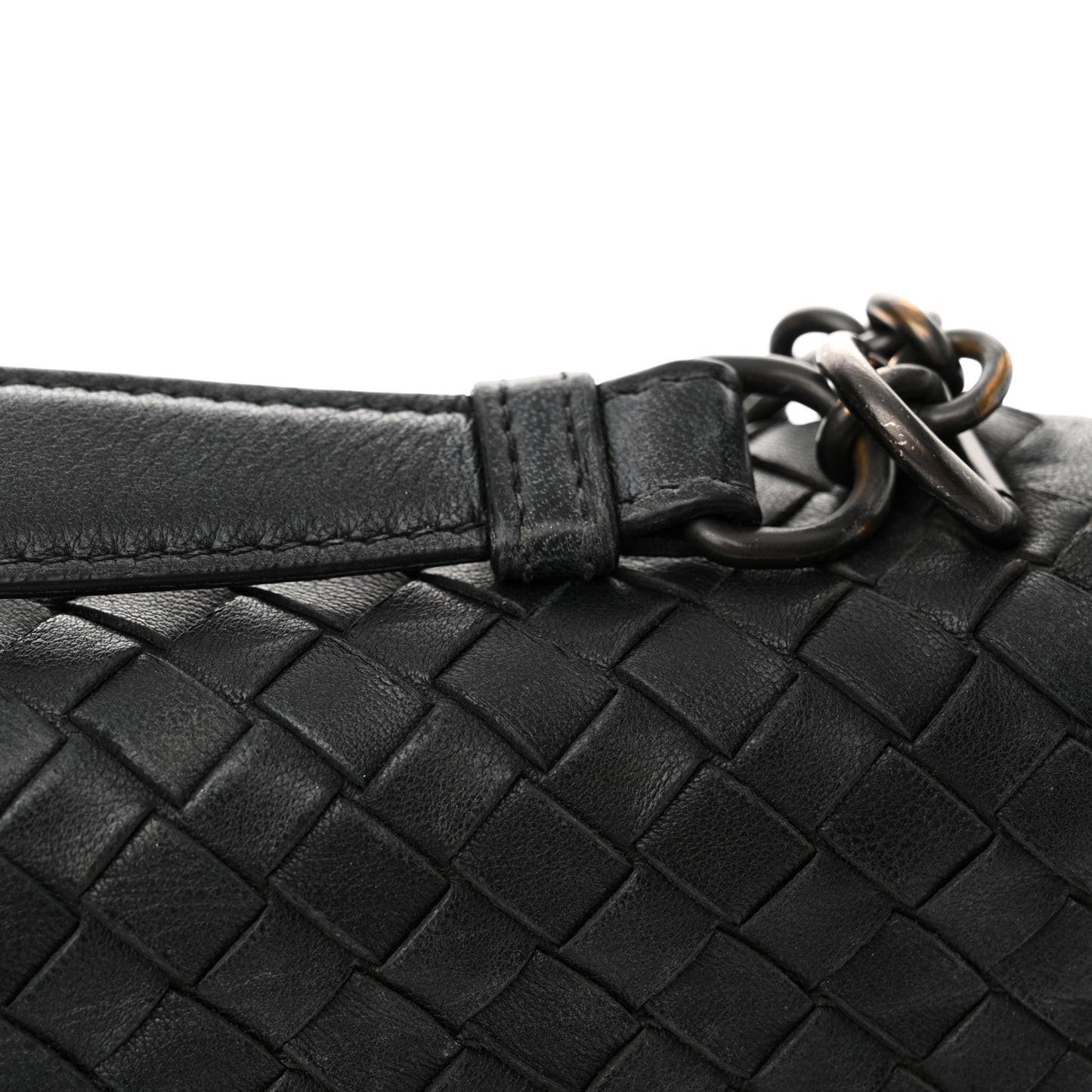 Nappa Intrecciato Small Olimpia Bag Black