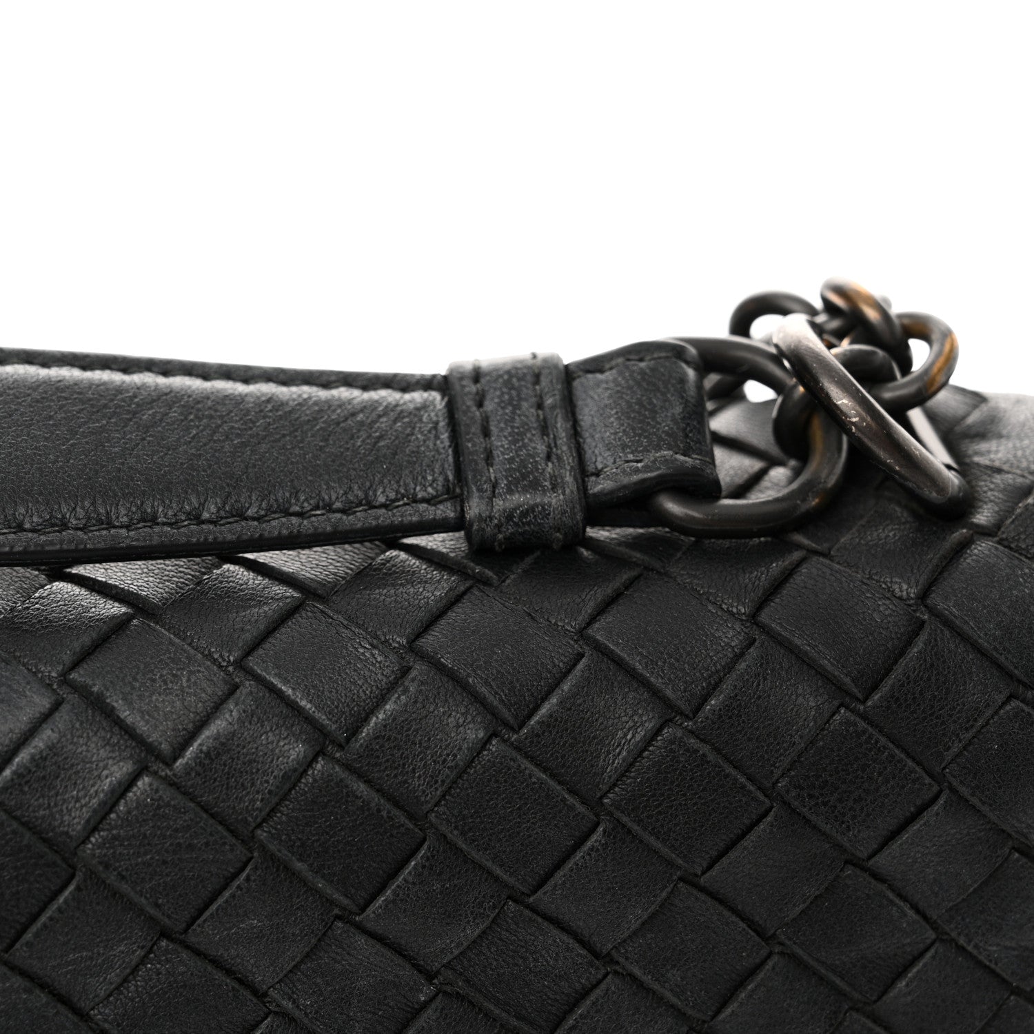 Bottega Veneta Nappa Intrecciato Small Olimpia Bag Black 22 of 24