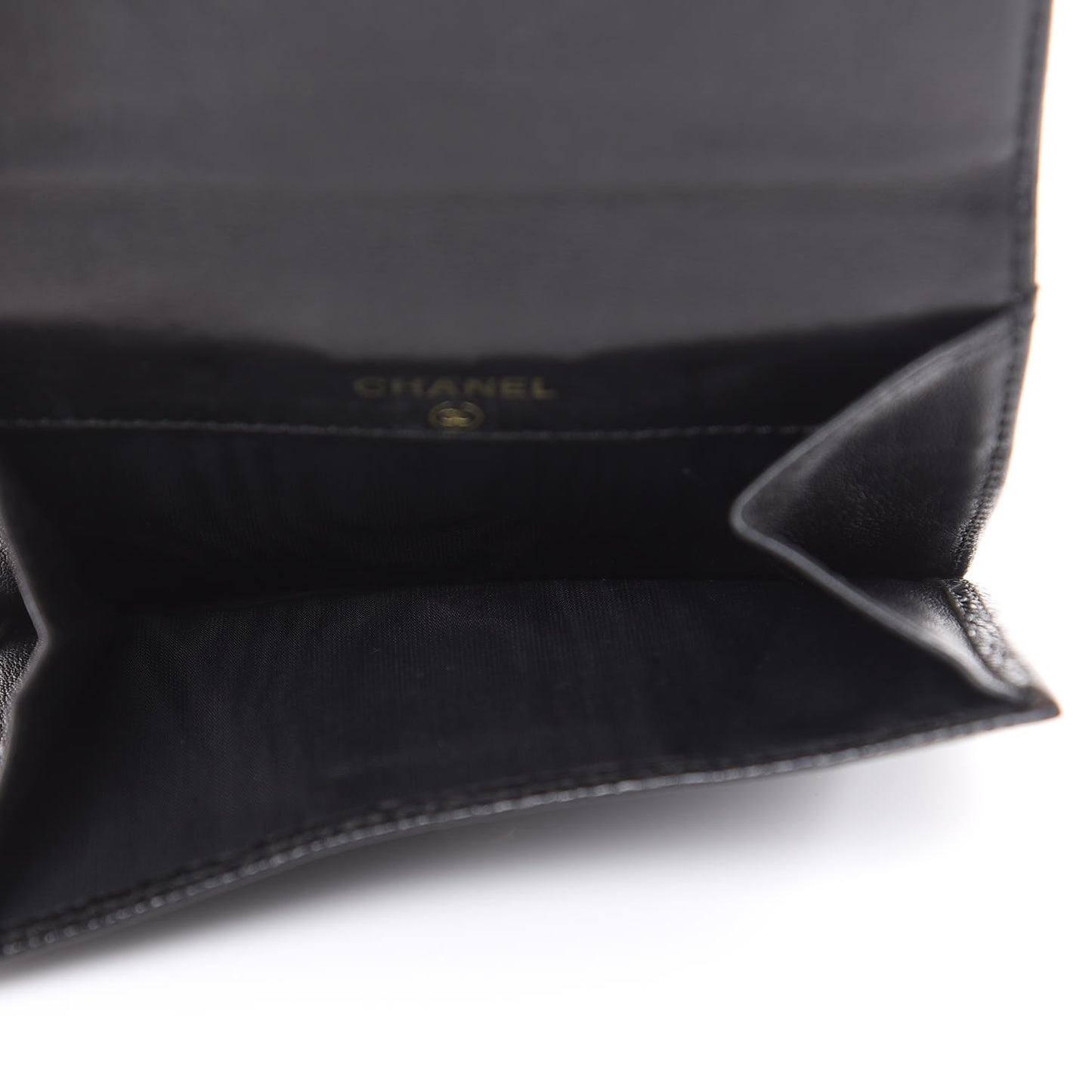 Caviar Timeless CC Compact Wallet Black