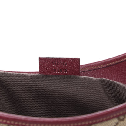 Gucci Monogram Shoulder Bag Red 7 of 12
