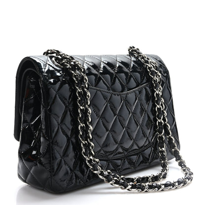 Chanel Patent Quilted Medium Double Flap Black 3 of 9