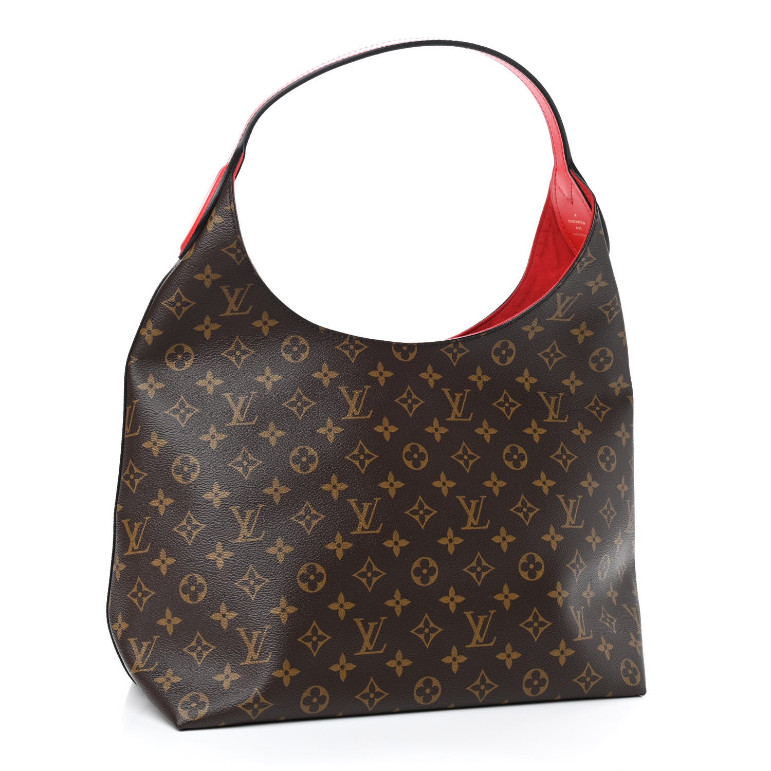 Louis Vuitton Monogram Flower Hobo Coquelicot 4 of 9