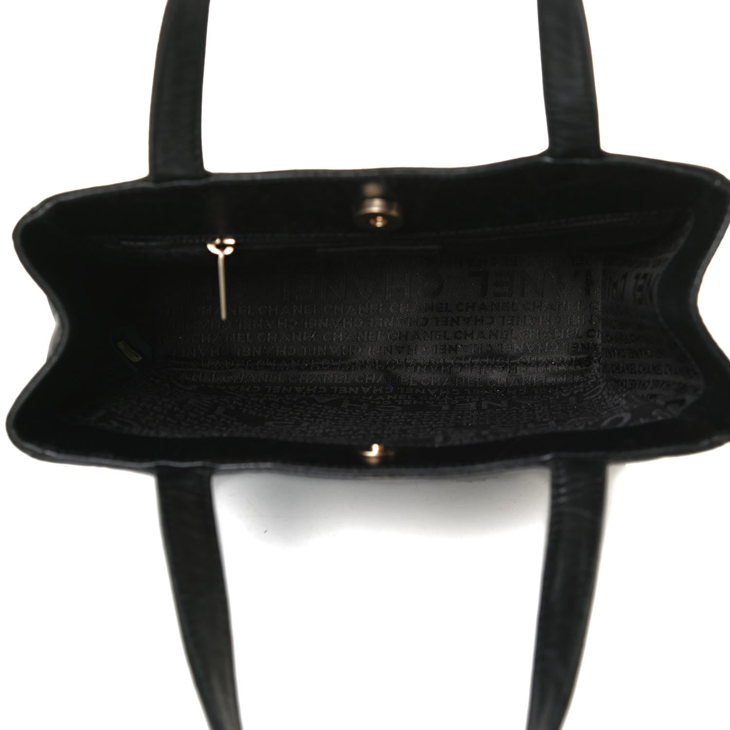Chanel Lambskin Precious Symbols Shopping Tote Black 5 of 15