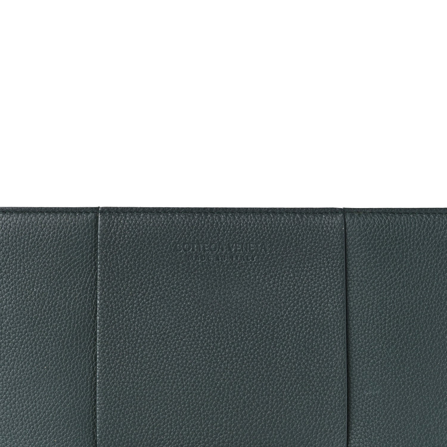 Bottega Veneta Grained Calfskin Maxi Intrecciato Document Case Pine Green 6 of 8