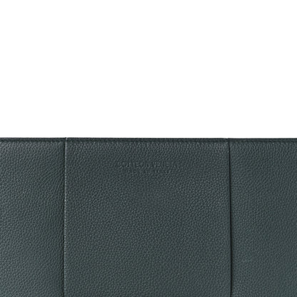 Bottega Veneta Grained Calfskin Maxi Intrecciato Document Case Pine Green 6 of 8