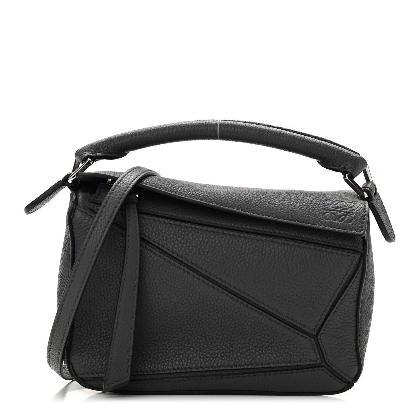 Calfskin Mini Puzzle Bag Anthracite