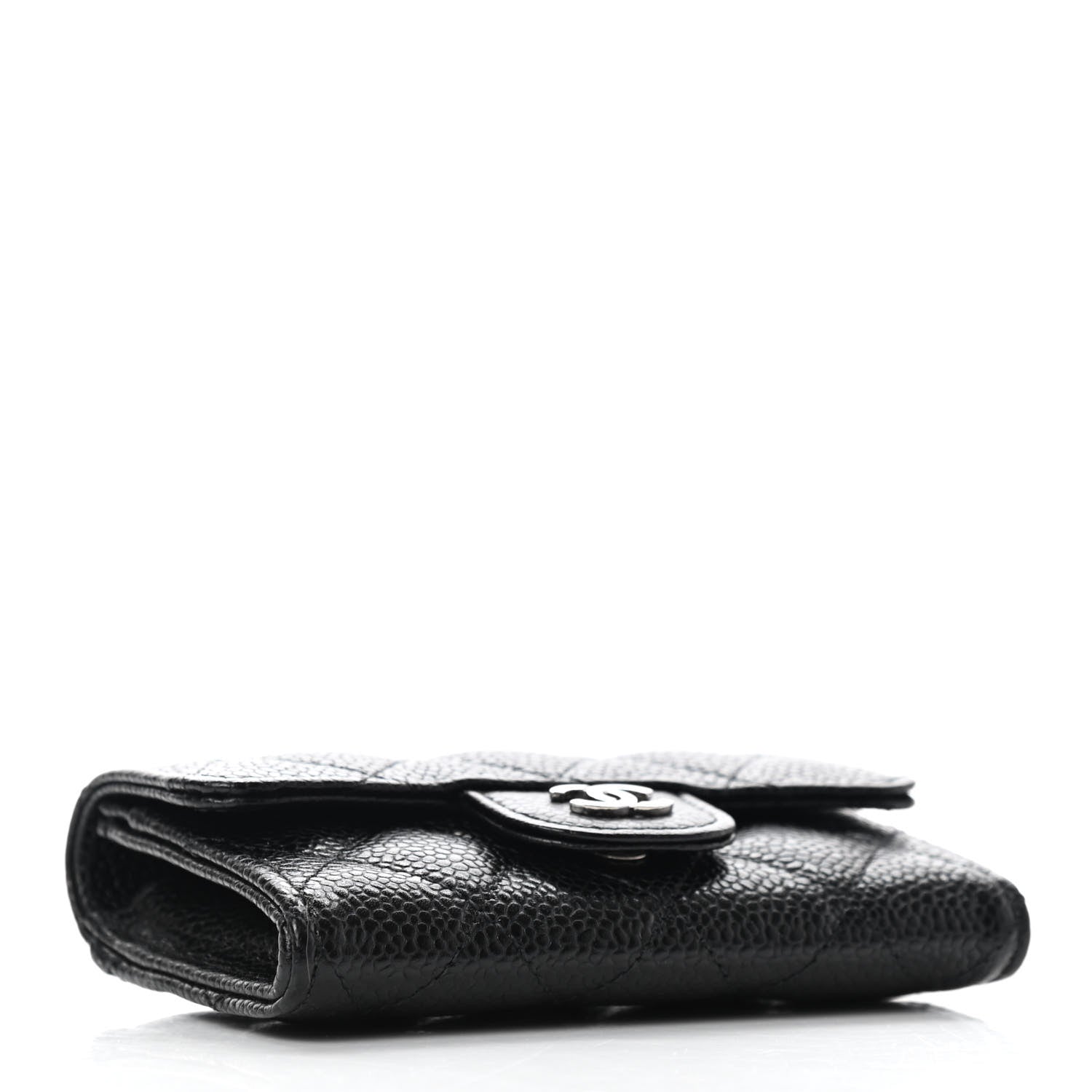 Chanel Caviar Quilted Flap Card Holder Black 4 of 8