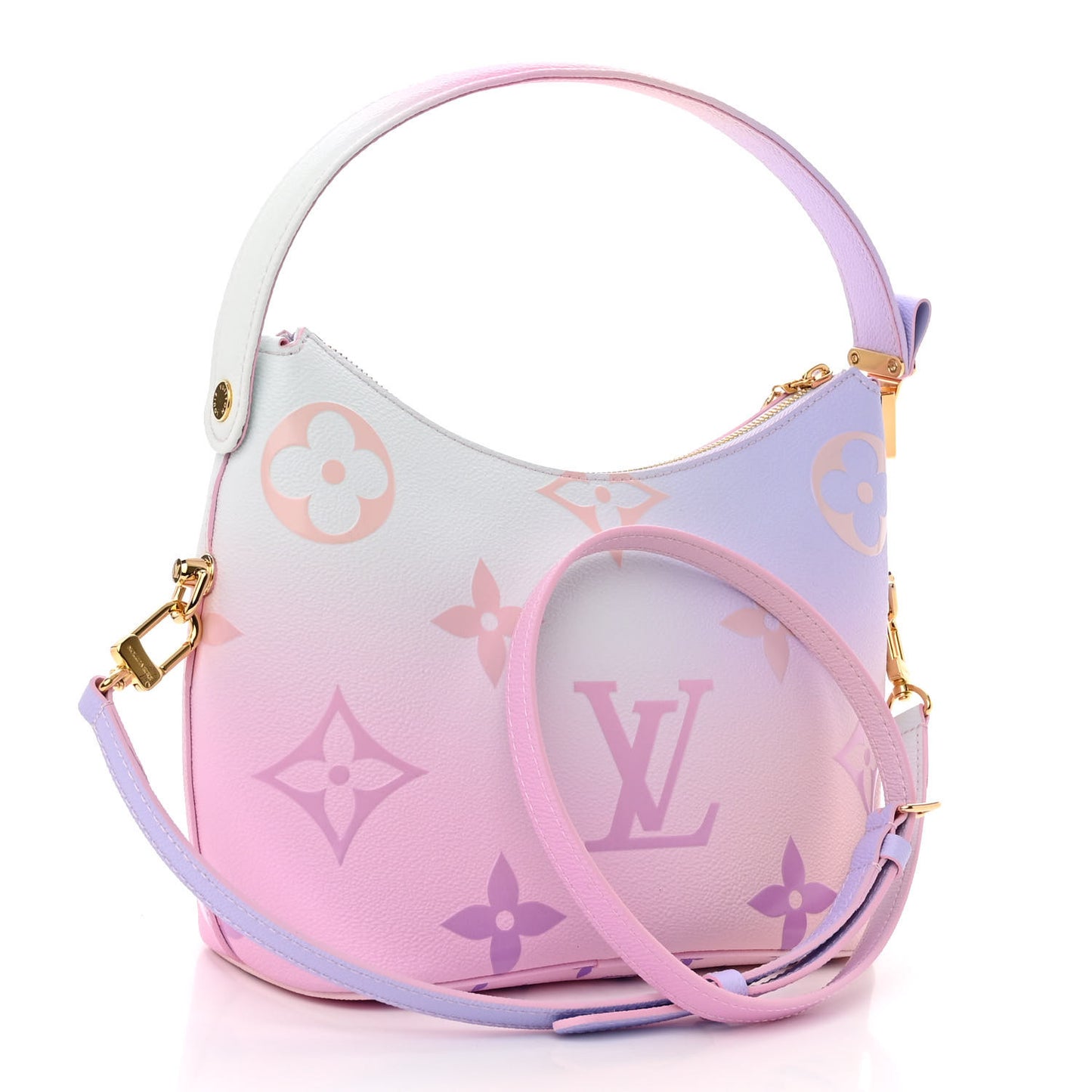 Monogram Giant Spring In The City Marshmallow Hobo PM Sunrise Pastel