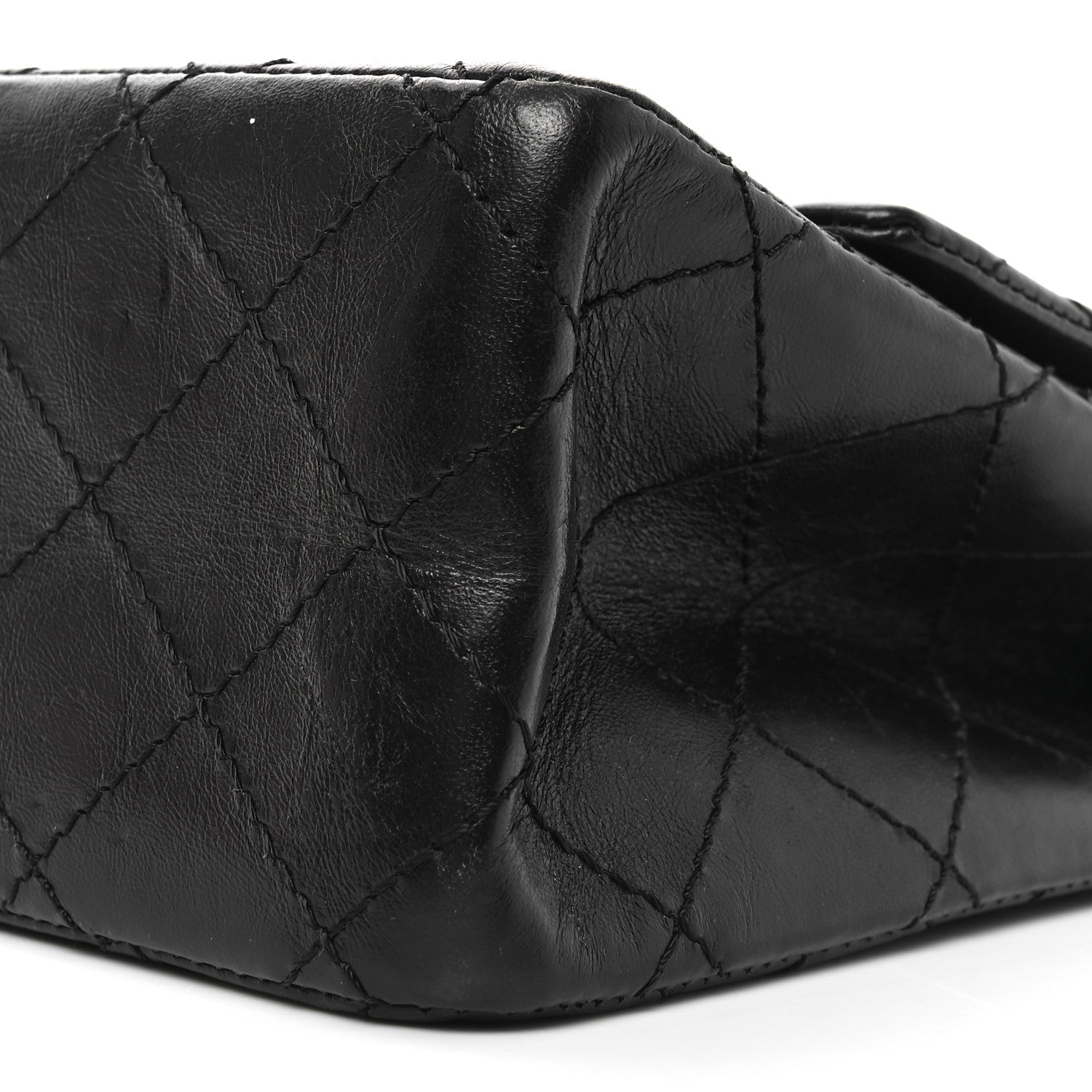 Chanel Aged Calfskin Quilted 2.55 Reissue 226 Flap So Black 10 of 11