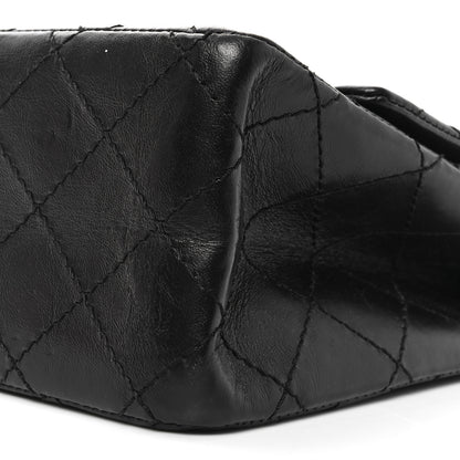 Chanel Aged Calfskin Quilted 2.55 Reissue 226 Flap So Black 10 of 11