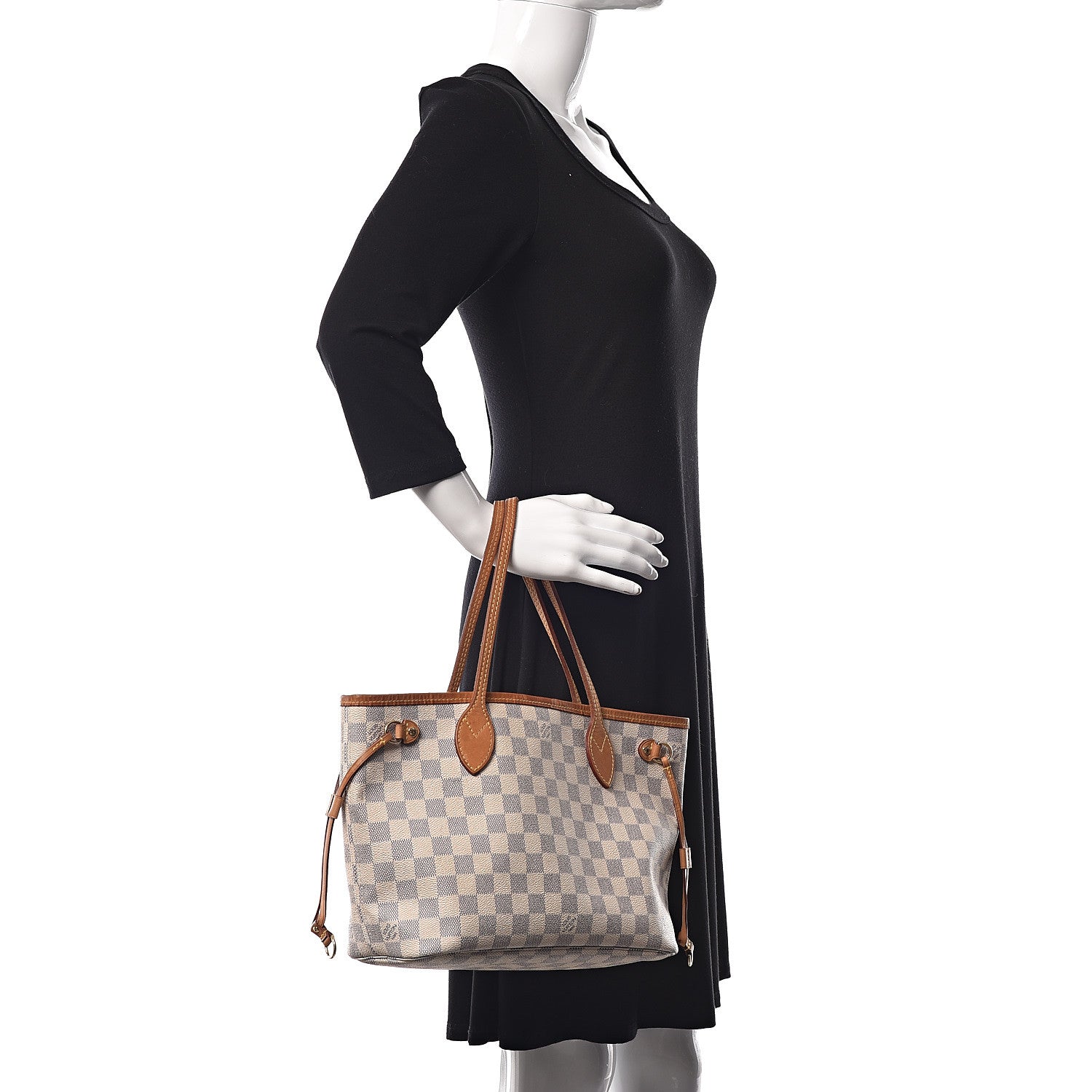 Louis Vuitton Damier Azur Neverfull PM 2 of 12