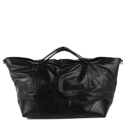 Bottega Veneta Leather Lightweight Duffel Black 1 of 9