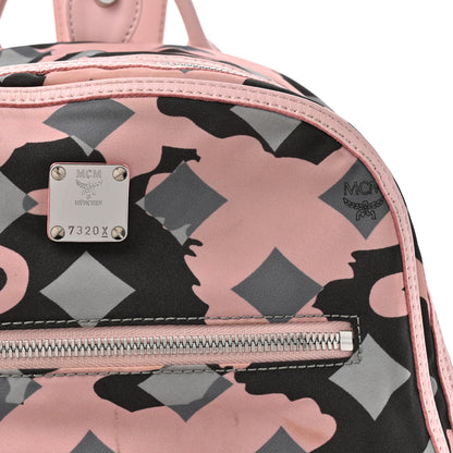 MCM Nylon Camo Backpack Pink Blush 7 of 19