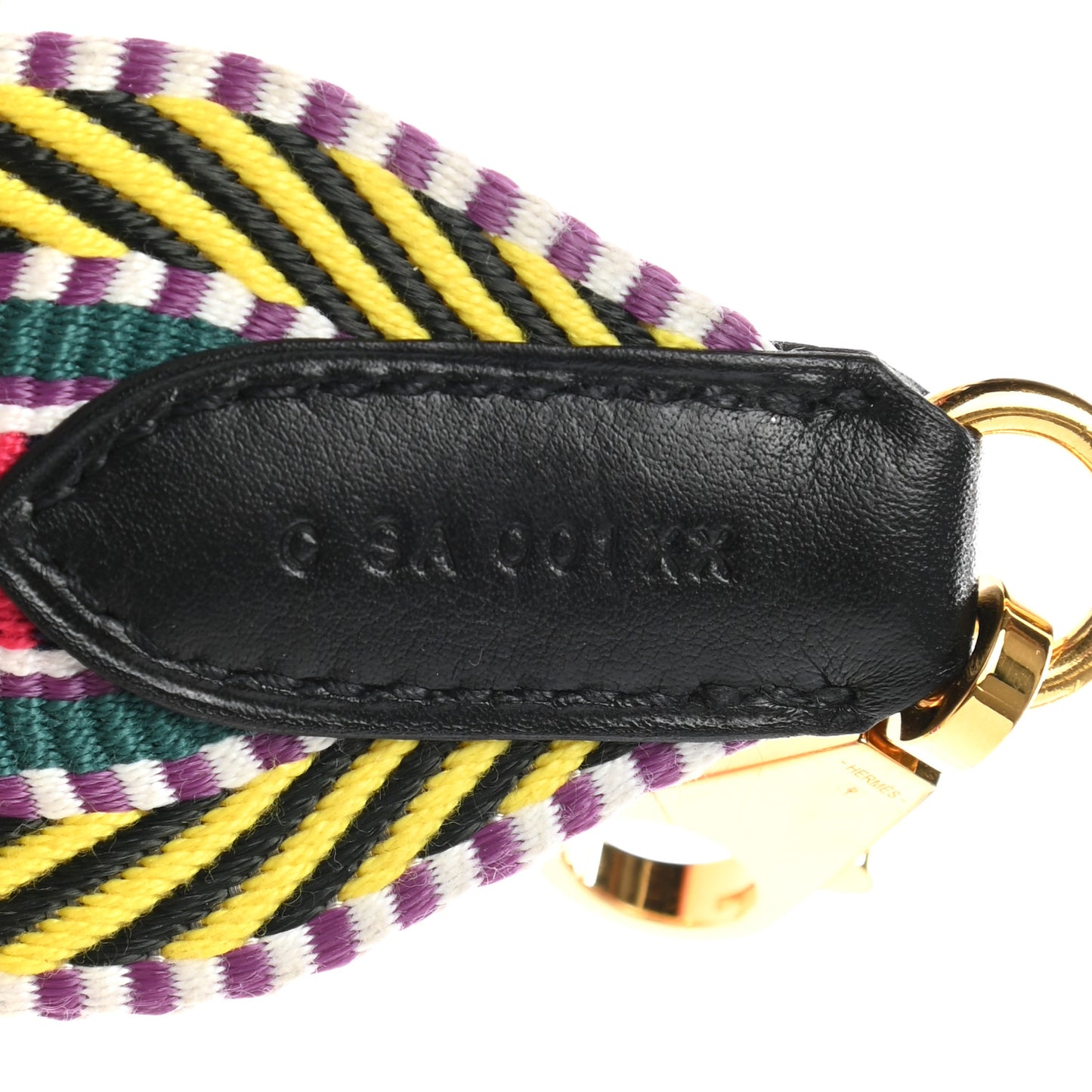 Toile Swift 50mm Sangle Cavale Shoulder Strap Multicolor Black