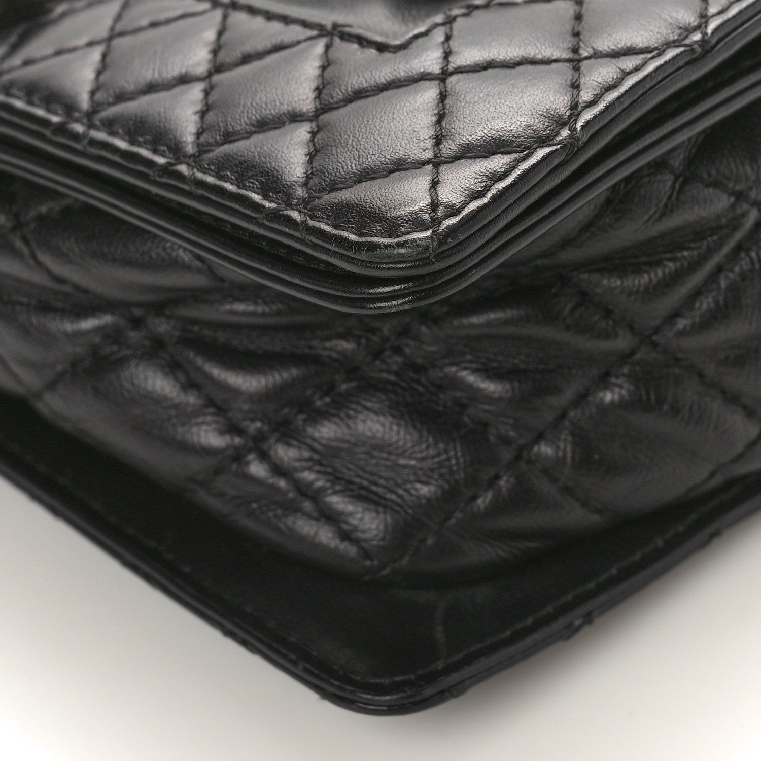 Chanel Calfskin Enchained Medium Boy Flap Black 9 of 10