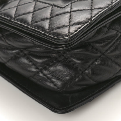 Chanel Calfskin Enchained Medium Boy Flap Black 9 of 10
