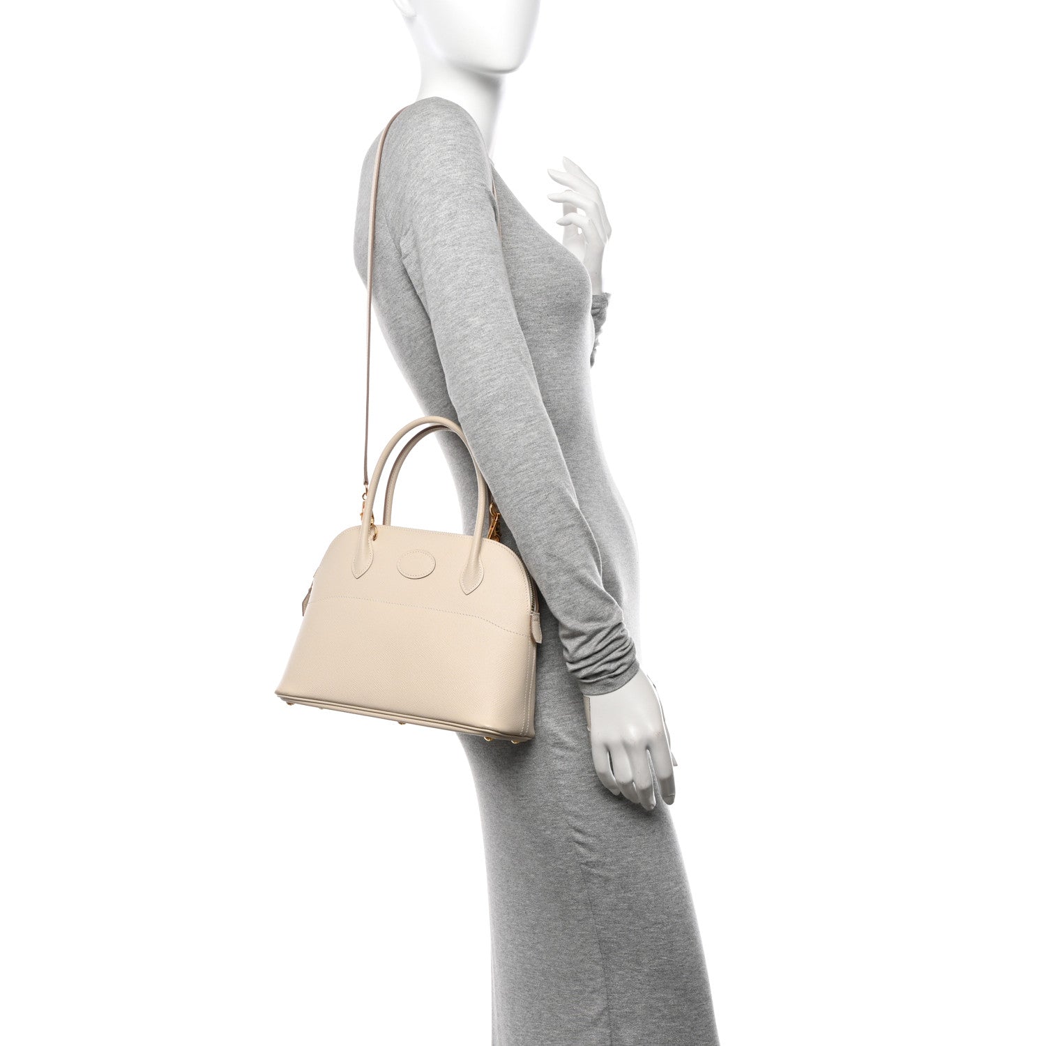 Hermes Epsom Bolide 27 Craie 2 of 14