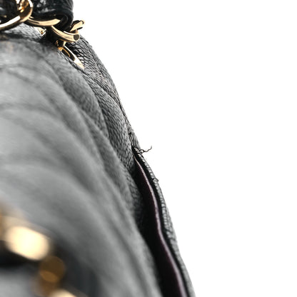 Chanel Caviar Quilted Jumbo Double Flap Black 14 of 15