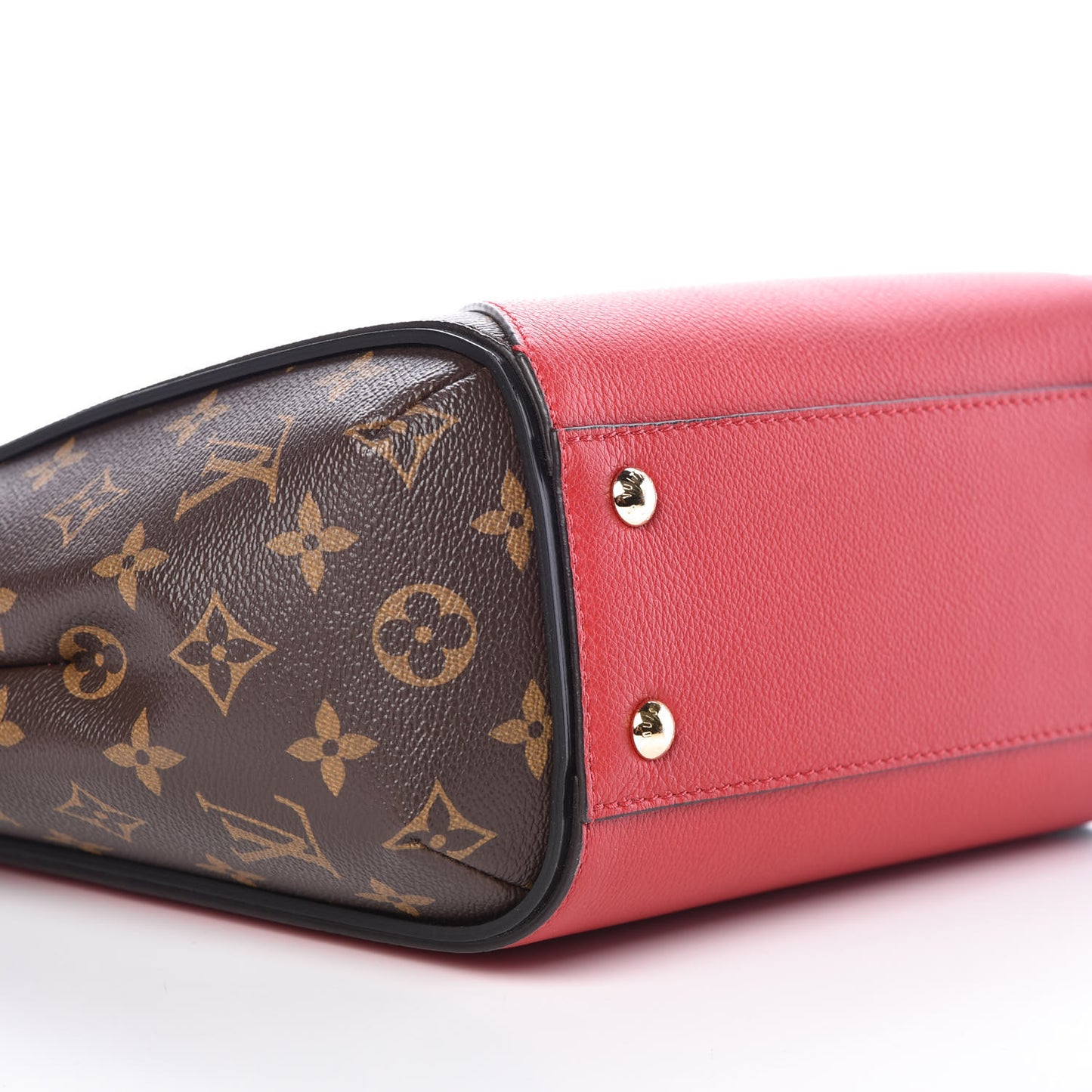 Calfskin Monogram Kimono Tote PM Cherry