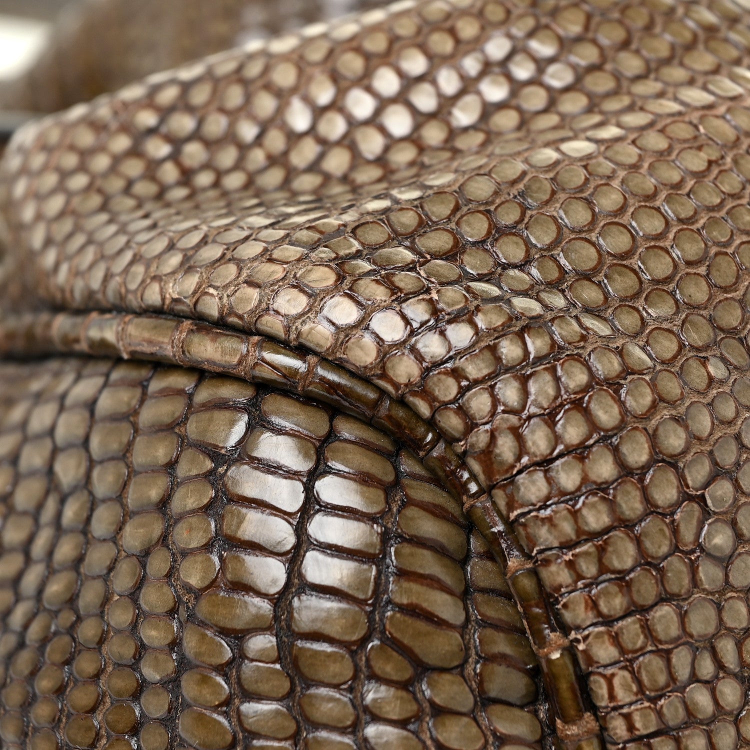 Jimmy Choo Lizard Embossed Calfskin Riki Bag Green 12 of 22