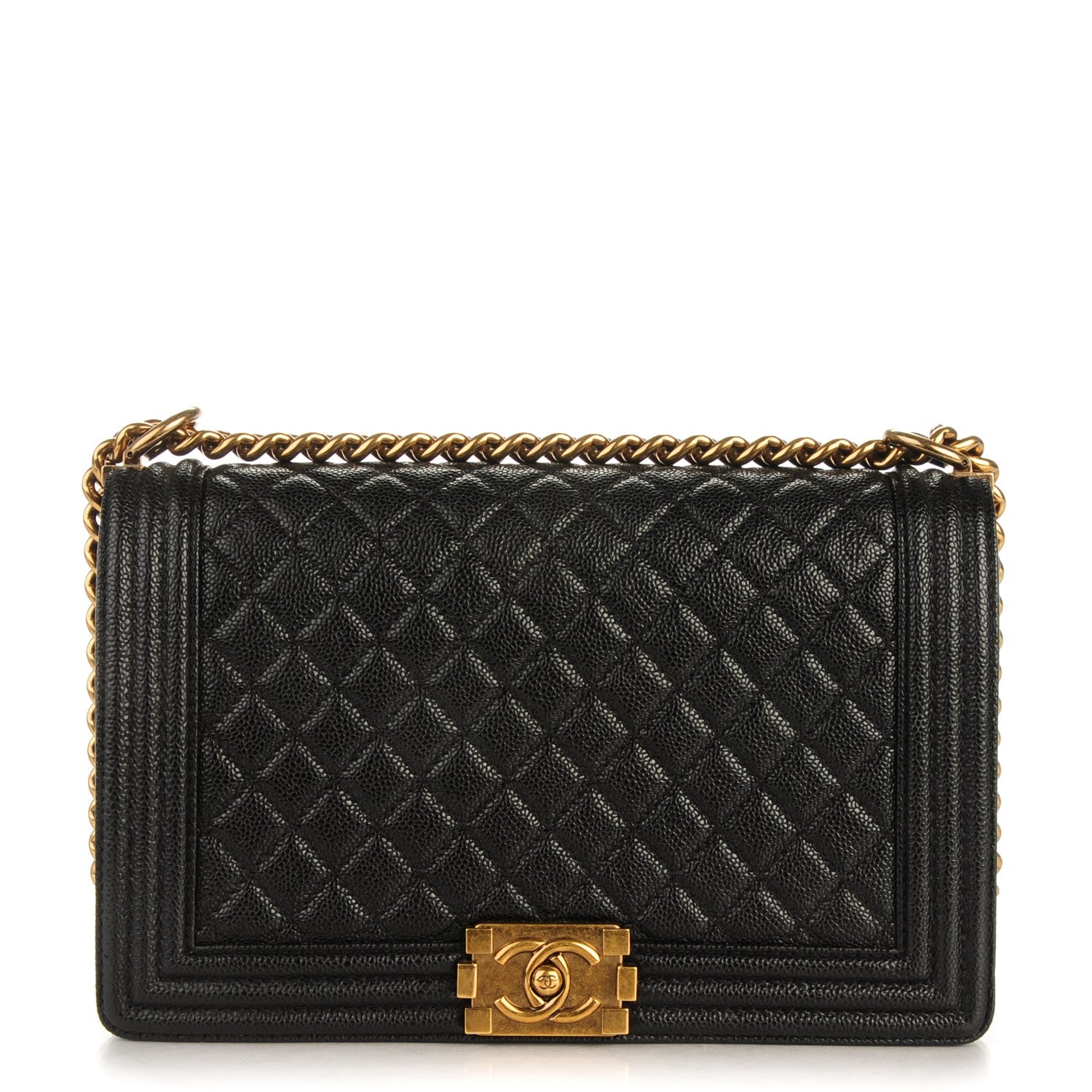 Chanel Caviar Quilted New Medium Boy Flap Black 1 of 7