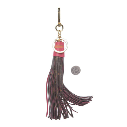 Louis Vuitton Monogram Summer Trunk Tassel Bag Charm Key Holder 2 of 4