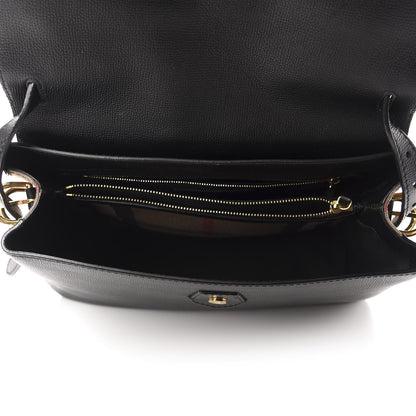 Burberry Derby Calfskin House Check Medium Camberley Black 5 of 12