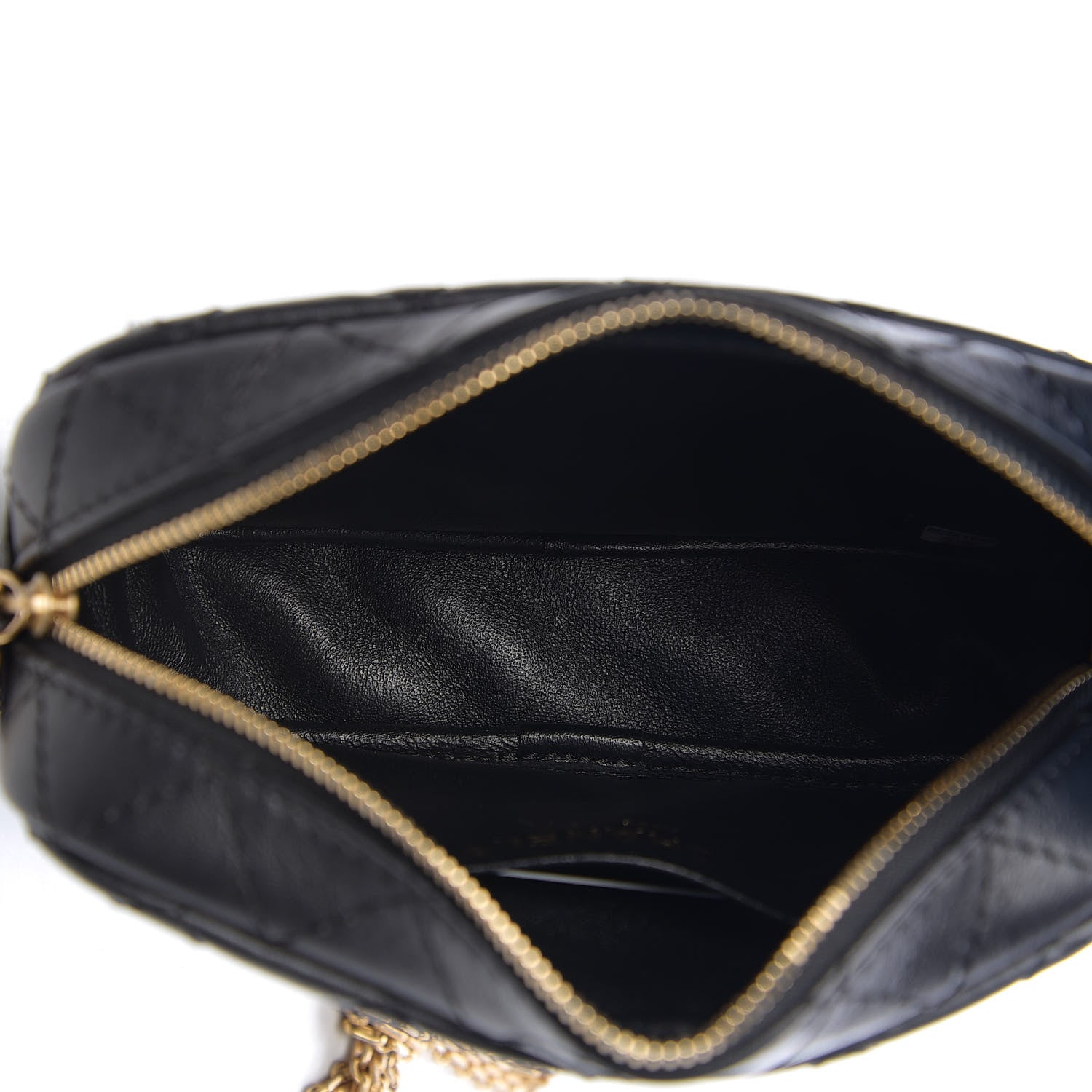Chanel Aged Calfskin Quilted Mini Reissue Camera Case Black 4 of 10