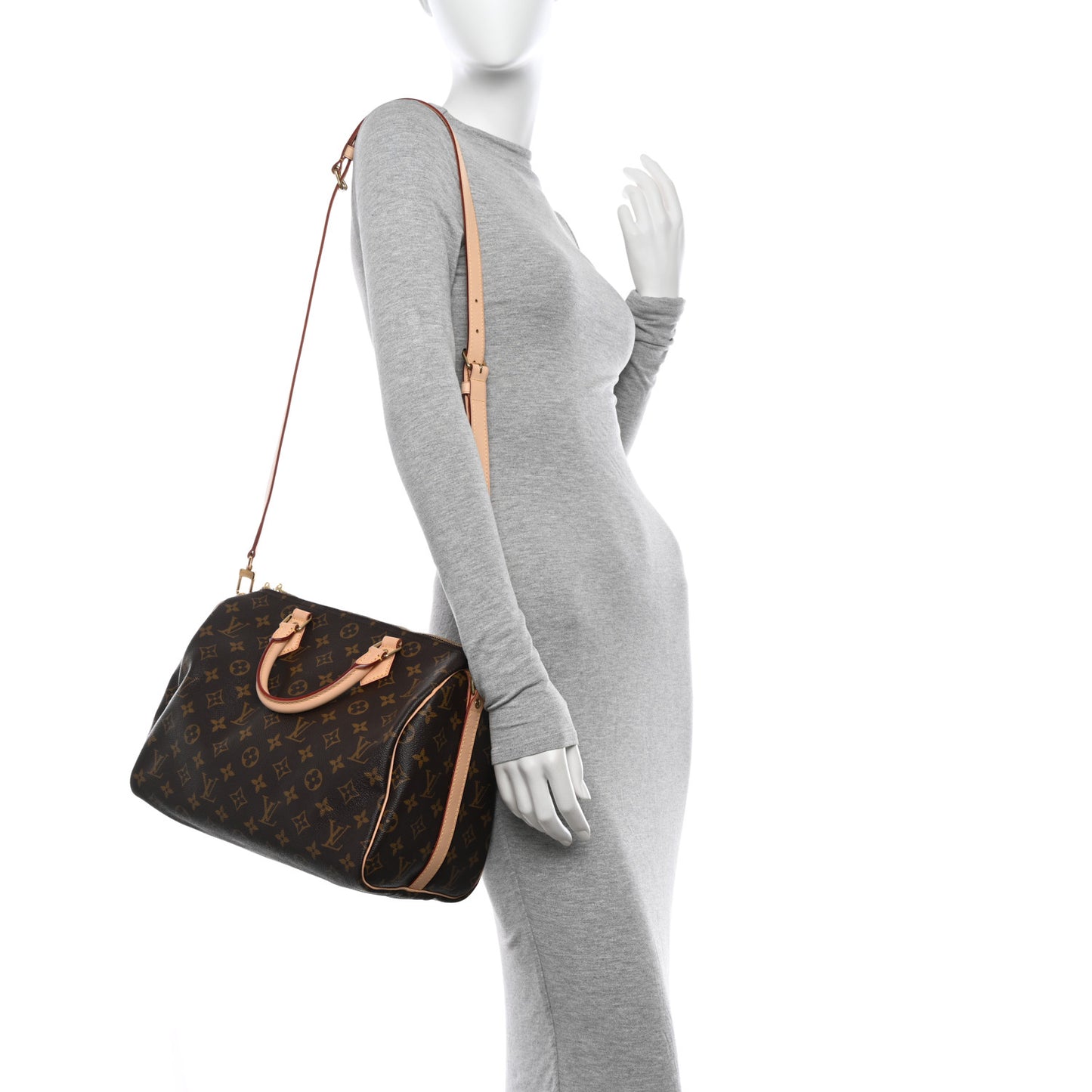 LOUIS VUITTON Monogram Speedy Bandouliere 30