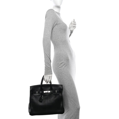 Hermes Chevre de Coromandel HAC Birkin 32 Black 2 of 18