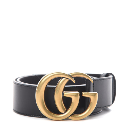 Gucci Calfskin Double G 40mm Belt 70 28 Black 1 of 5