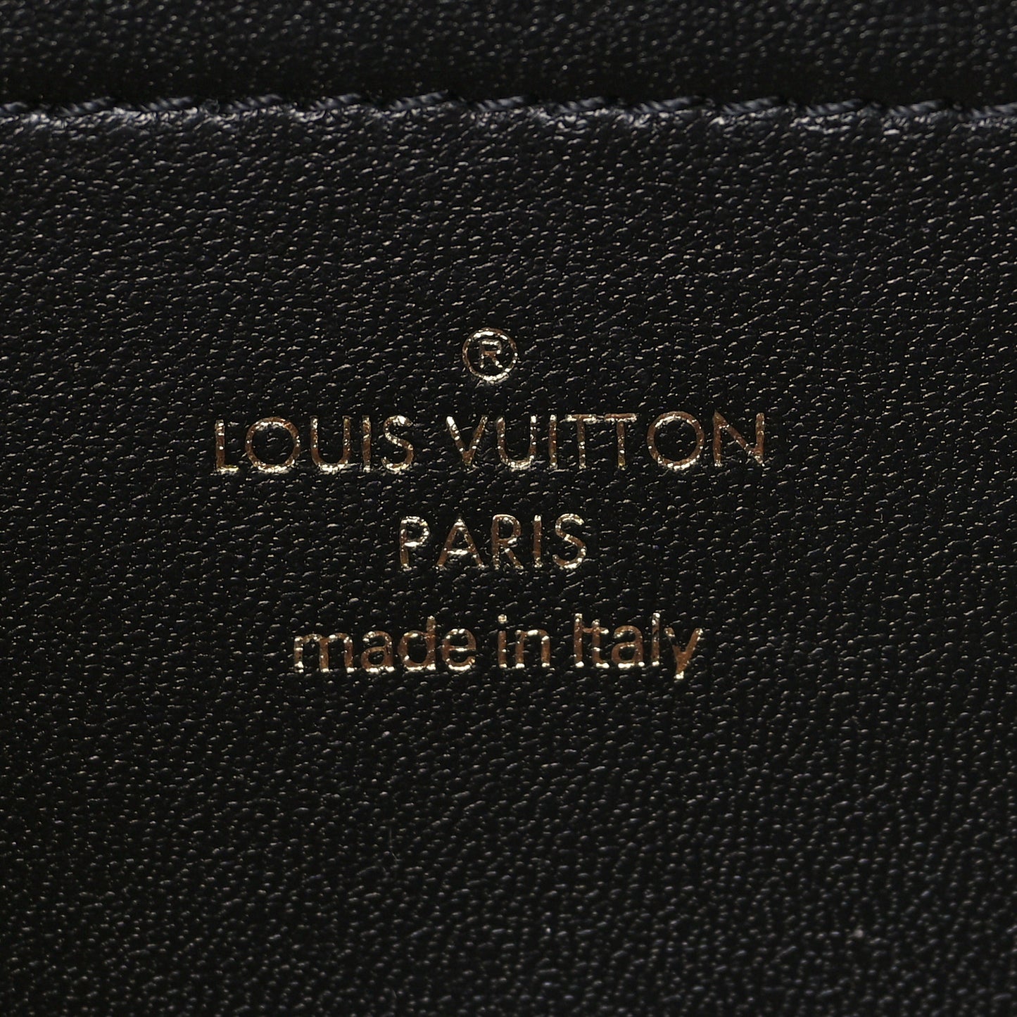 Lambskin Embossed Monogram Pochette Coussin Black