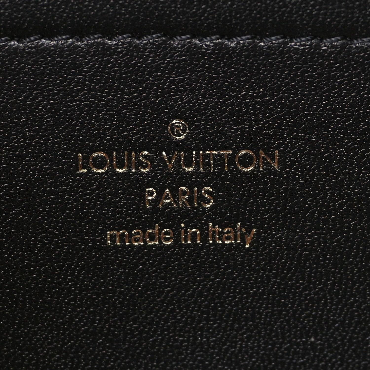 Louis Vuitton Lambskin Embossed Monogram Pochette Coussin Black 6 of 8