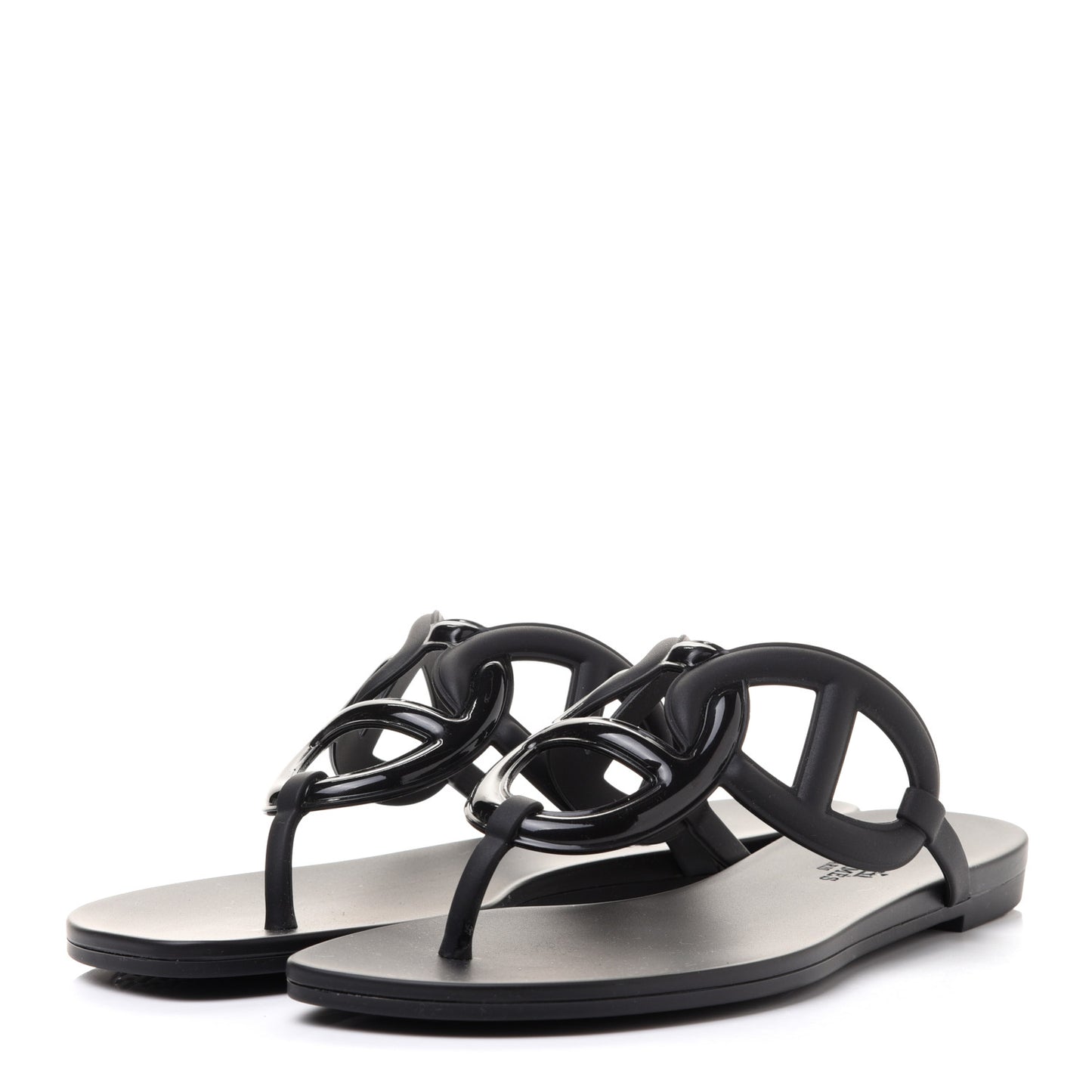 Rubber Womens Egerie Sandals 38 Black