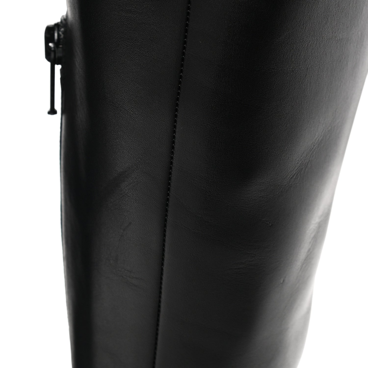 Christian Louboutin Calfskin Karialta 70 Over The Knee Boots 37.5 Black 11 of 11