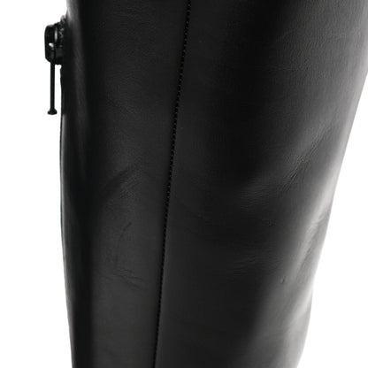 Christian Louboutin Calfskin Karialta 70 Over The Knee Boots 37.5 Black 11 of 11