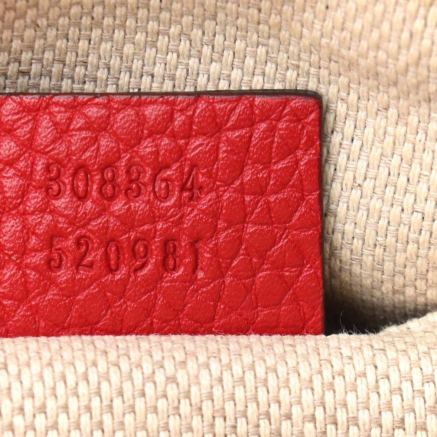 Pebbled Calfskin Small Soho Disco Bag Tabasco Red