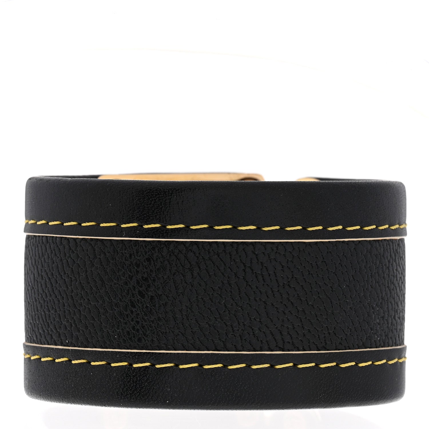 Louis Vuitton Chèvre Suhali S Lock Bracelet Black 3 of 4