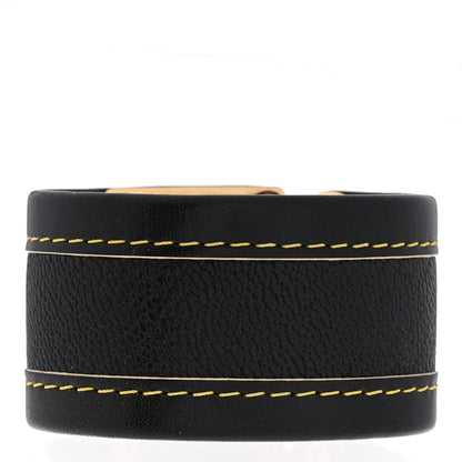Louis Vuitton Chèvre Suhali S Lock Bracelet Black 3 of 4