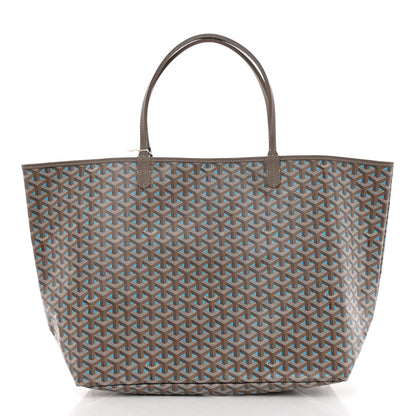 Goyard Goyardine Saint Louis Claire Voie GM Grege Turquoise 3 of 11
