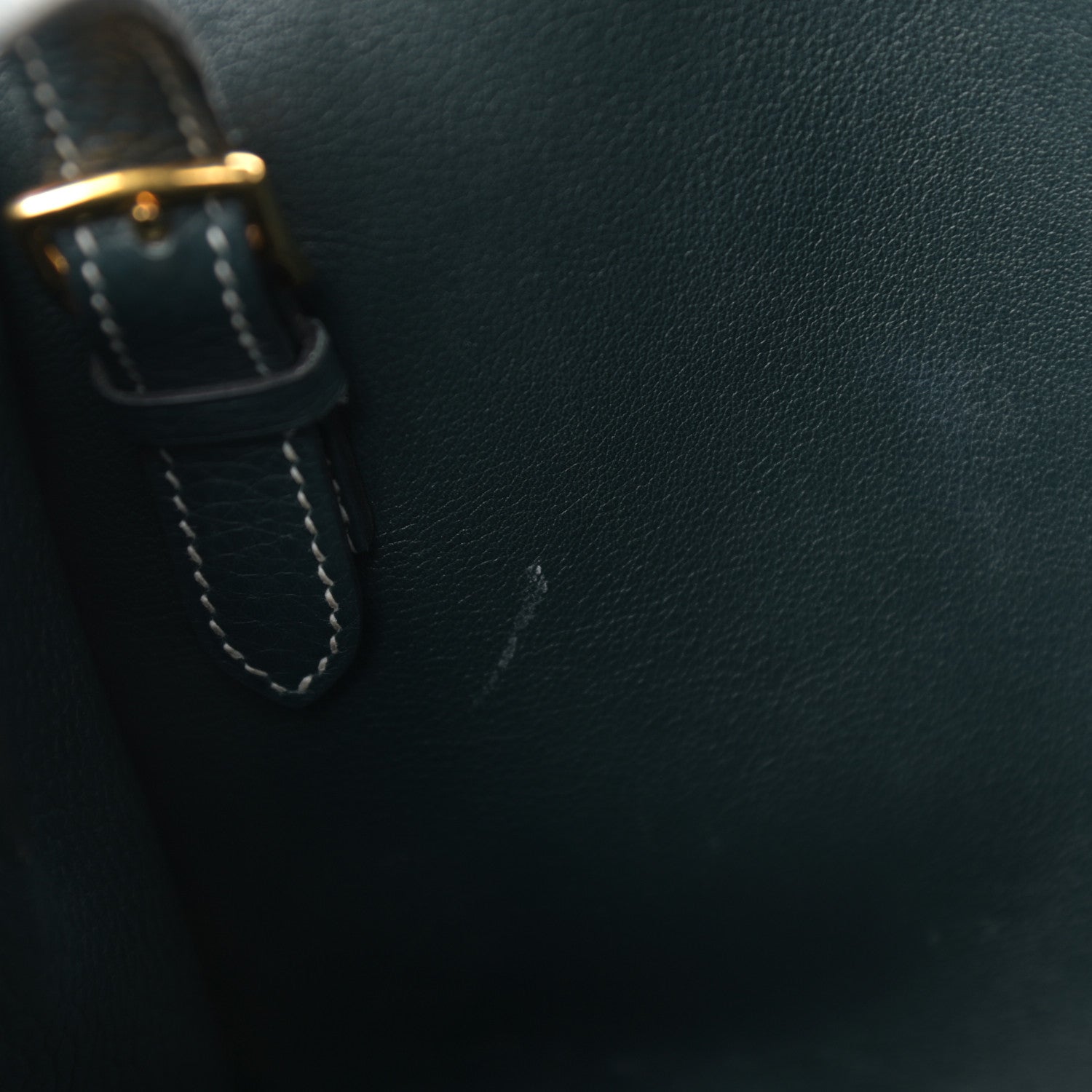 Hermes Taurillon Clemence Halzan 31 GM Vert Cypress 10 of 10