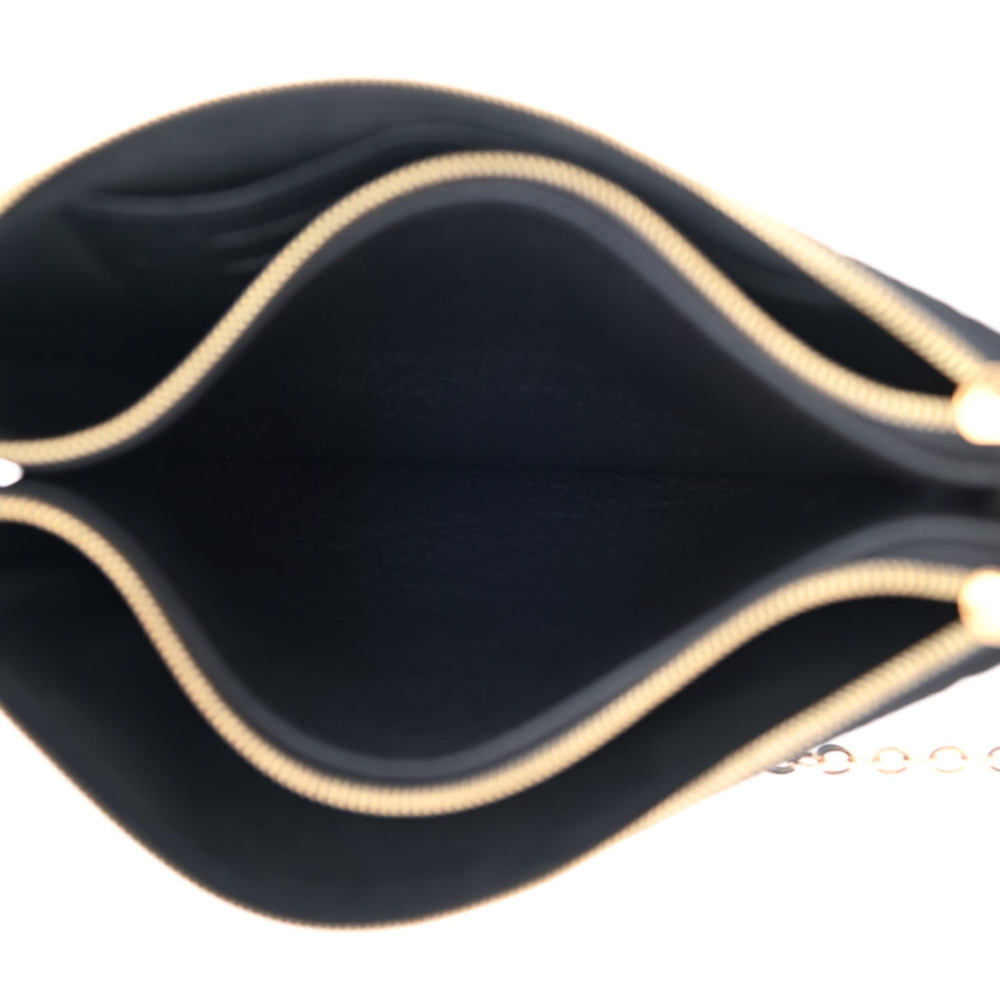Empreinte Double Zip Pochette Black